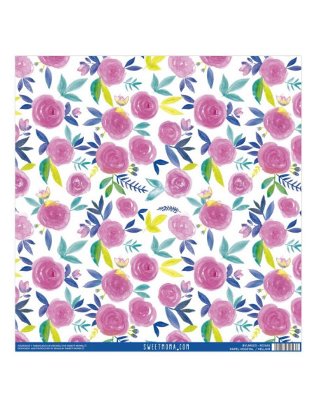 Vellum - Rosas brisa de sweet moma