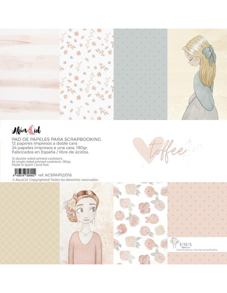 block papeles Toffee de Alúa Cid