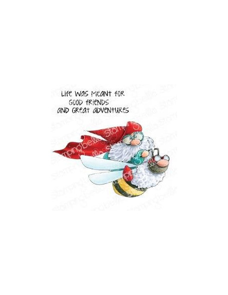 Sello Stampingbella vintage TV