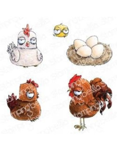 Sello Stampingbella  Oddball Farm animals