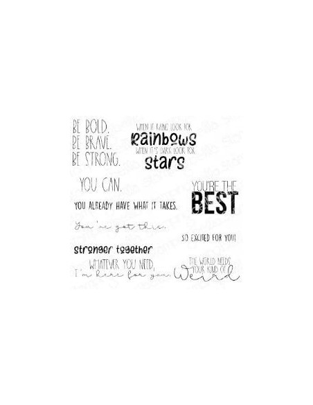 Sello Stampingbella  i miss you face