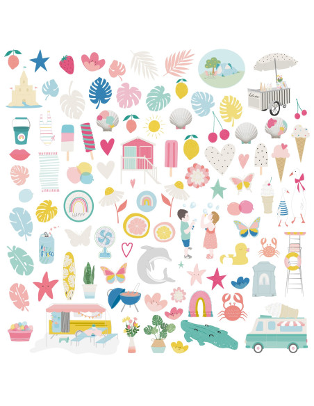 Troquelados ilustraciones summer stories de Mintopía