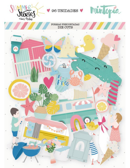 Troquelados ilustraciones summer stories de Mintopía