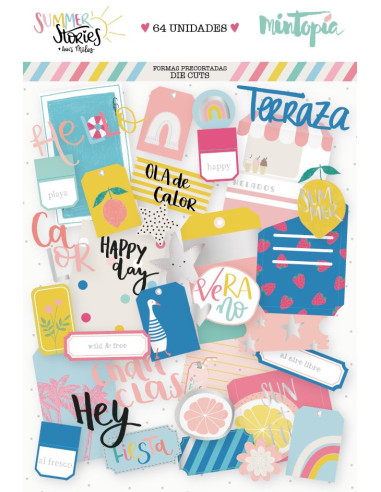 Troquelados ilustraciones summer stories de Mintopía