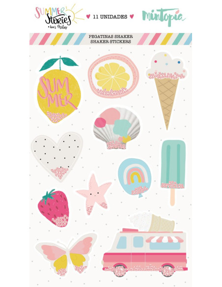 Pegatinas FRASES PUFFY summer stories de Mintopía