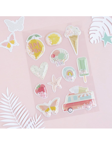 Pegatinas FRASES PUFFY summer stories de Mintopía