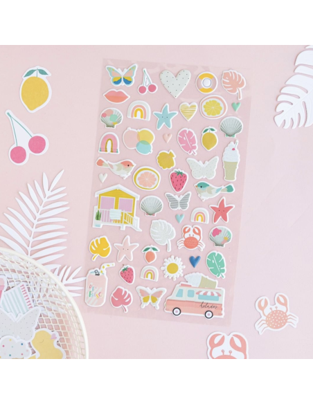 Pegatinas puffy summer stories de Mintopía