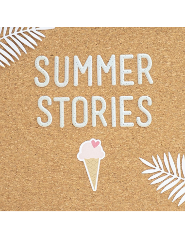 Alfabeto Puffy salmón Summer Stories