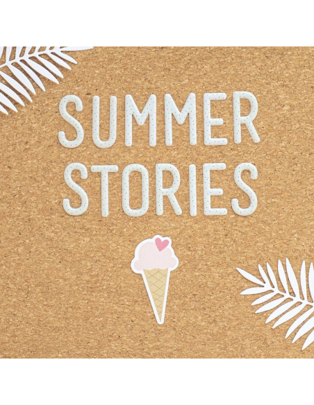 Alfabeto Puffy salmón Summer Stories