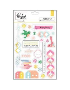 pegatinas puffy felicity de Pinkfresh
