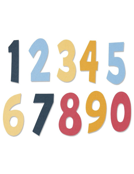 TROQUEL ''NUMERACY BY JENNA RUSHFORTH'' SIZZIX