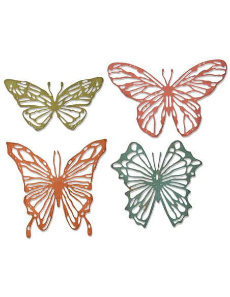 TROQUEL ''SCRIBBLY BUTTERFLIES BY T. HOLT'' SIZZIX