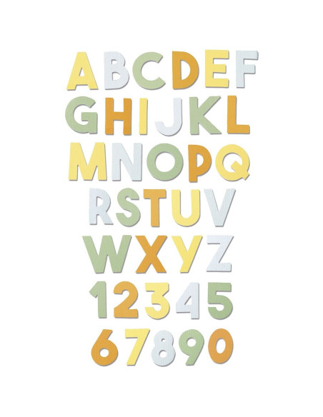 TROQUEL XL ''CHUNKY ALPHABET BY E.TOOTLE''SIZZIX