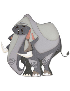 TROQUEL ''CLARENCE COLORIZE BY TIM HOLTZ'' SIZZIX