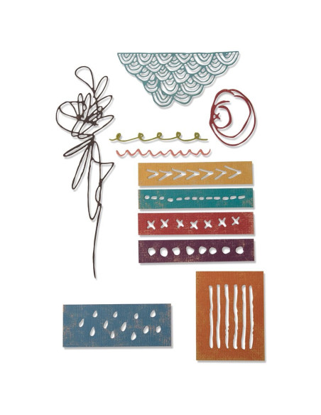 TROQUEL ''MEDIA MARKS BY TIM HOLTZ'' SIZZIX