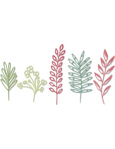 TROQUEL ''DELICATE LEAVES BY S. DRURY'' SIZZIX