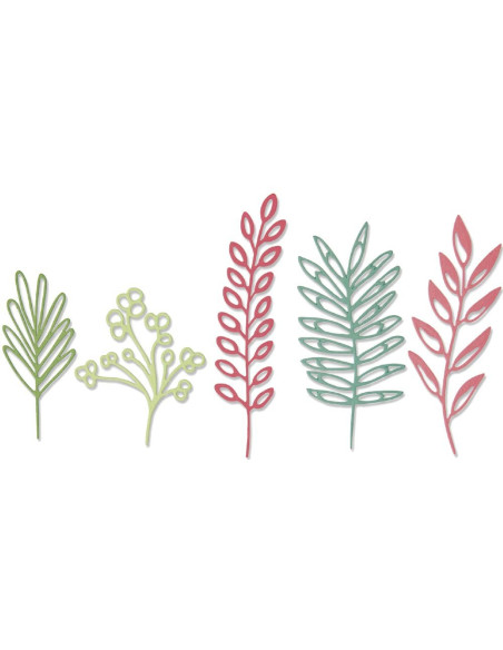 TROQUEL ''DELICATE LEAVES BY S. DRURY'' SIZZIX