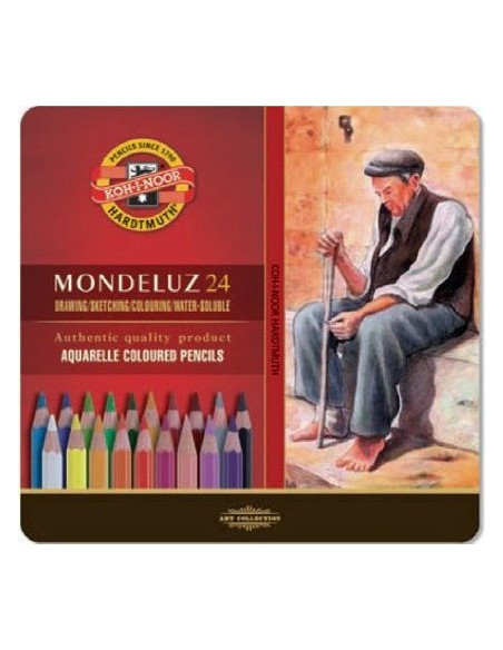 Lápiz acuarelable "Mondeluz" 24C