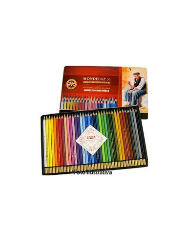 Lápiz acuarelable "Mondeluz" 36C