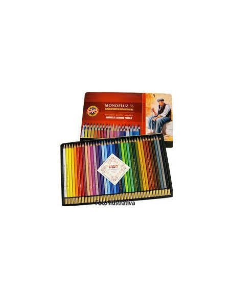 Lápiz acuarelable "Mondeluz" 36C