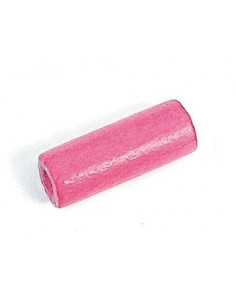 Cuentas madera cilindro rosa