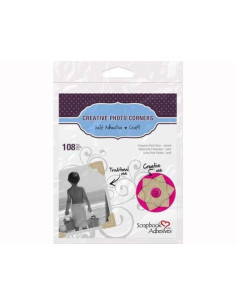 Esquinas adhesivas papel craft Fhoto corners