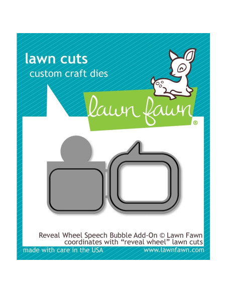 Lawn Fawn Riveal wheel speech dies