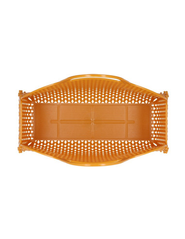 Bolso Plástico  Retro Vintage Mostaza