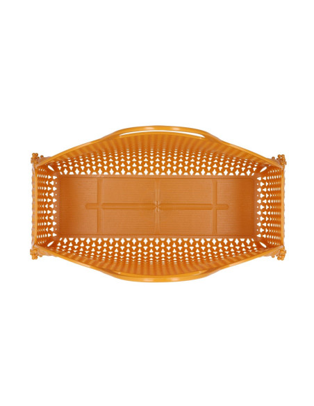 Bolso Plástico  Retro Vintage Mostaza