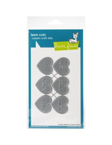 Lawn Fawn Candy Hearts dies