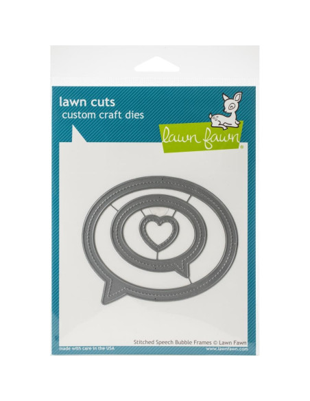 Lawn Fawn Stitched Speeech Bubble Frames dies