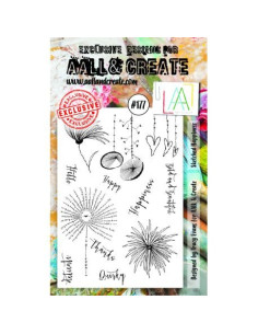 Sello Sketched Happiness  Aall&Create