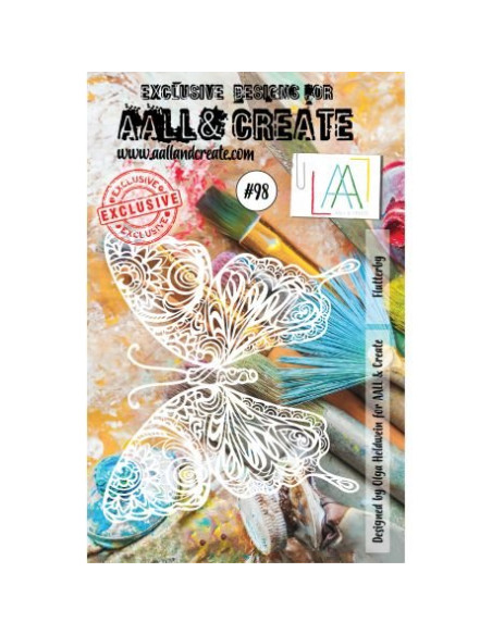 Plantilla Flutterby All&Create