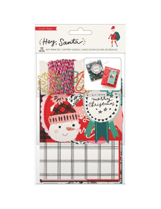 Set de papel de regalo  Hey, Santa Crate Paper