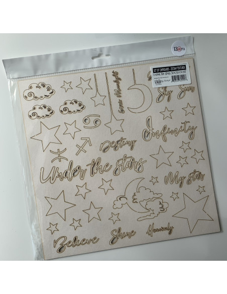 Chipboard Under the Starts 13Arts