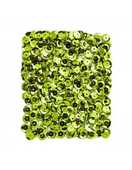 Lentejuelas verde claro