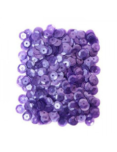 Lentejuelas morado oscuro