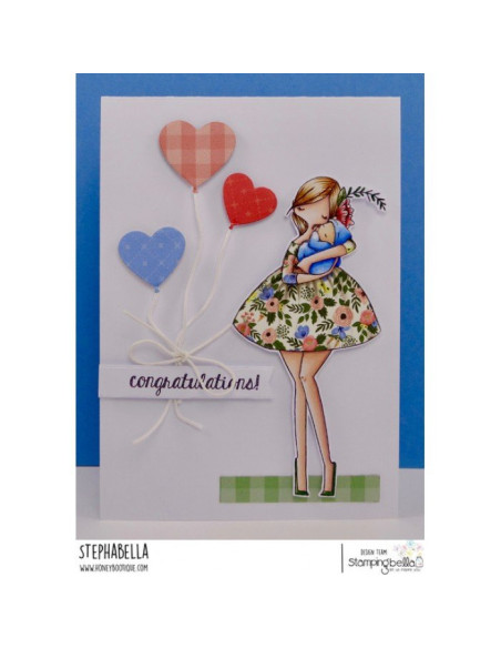 Sello Stampingbella With a Newborn