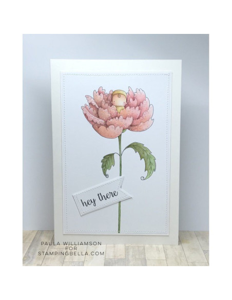 Sello Stampingbella Long Stemmed Baby Peony