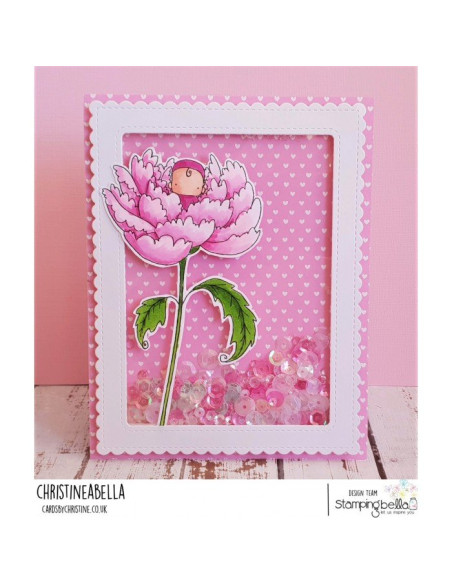Sello Stampingbella Long Stemmed Baby Peony