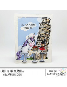 Sello Stampingbella Leaning Towert of Pisa 2
