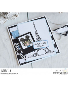 Sello Stampingbella Eiffel Tower 2