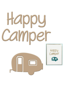 Troquel Happy Camper Spellbinders