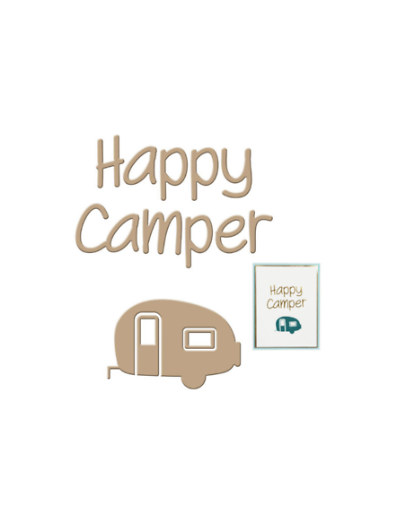 Troquel Happy Camper Spellbinders