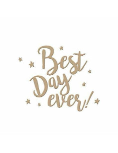 Troquel Best Day Ever Spellbinders 2
