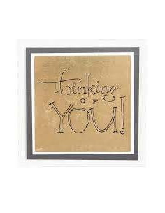 Troquel Faux Scrip Thinking of You Spellbinders