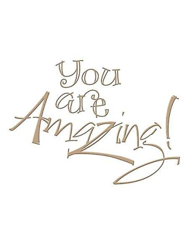 Troquel You Are Amazing Spellbinders