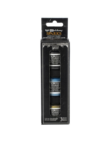 Juego de pintura acrílica Finnabair Art Alchemy Sparks