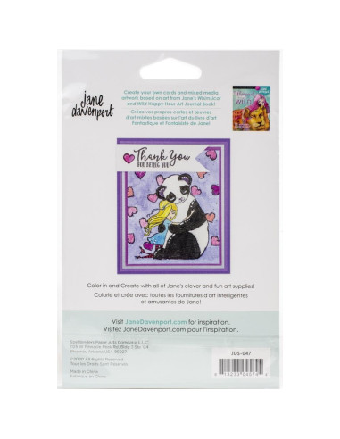Sello Panda Thank You Jane Davenport