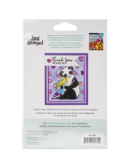 Sello Panda Thank You Jane Davenport